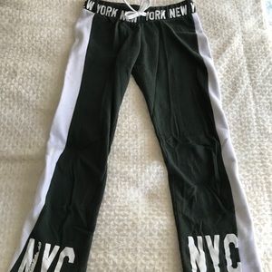Army green sweatpants